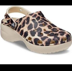 Crocs platform shoes